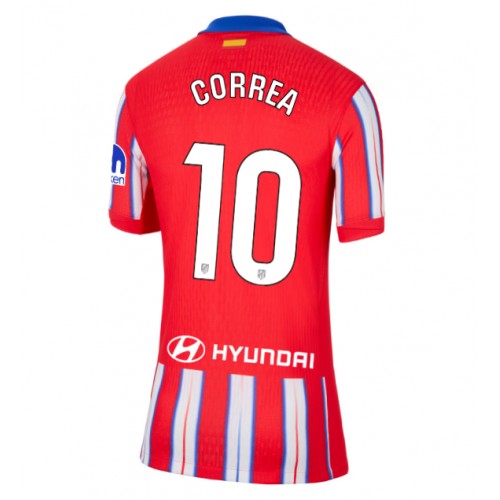 Dres Atletico Madrid Angel Correa #10 Domaci za Žensko 2024-25 Kratak Rukav